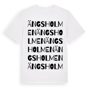 Ängsholmen ordlek t-shirt – ekologisk bomull t-shirt från Pinshirt