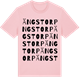 Pink Cotton t-shirt med Ängstorp ordlek t-shirt