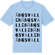 Blue Soul t-shirt med Ängsvallen ordlek t-shirt