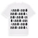 White t-shirt med Annö ordlek t-shirt