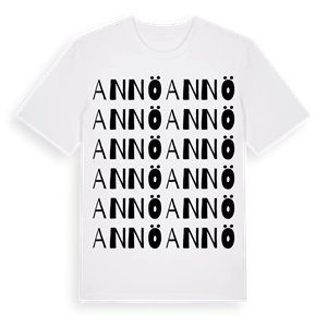 Annö ordlek t-shirt – ekologisk bomull t-shirt från Pinshirt