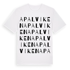 Apalviken ordlek t-shirt – ekologisk bomull t-shirt från Pinshirt