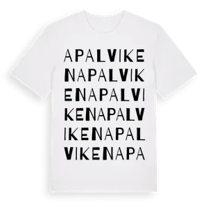 Apalviken ordlek t-shirt – ekologisk bomull t-shirt från Pinshirt