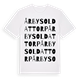 Årby soldattorp ordlek t-shirt
