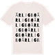 Vintage White t-shirt med Ärligbo ordlek t-shirt