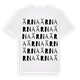 White t-shirt med Ärna ordlek t-shirt