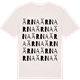 Vintage White t-shirt med Ärna ordlek t-shirt