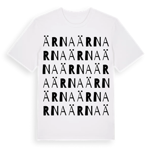 Ärna ordlek t-shirt – ekologisk bomull t-shirt från Pinshirt