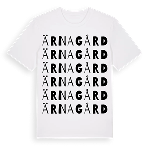 Ärna gård ordlek t-shirt – ekologisk bomull t-shirt från Pinshirt