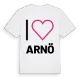 Jag älskar Arnö t-shirt stort tryck