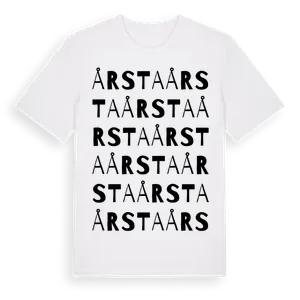 Årsta ordlek t-shirt – ekologisk bomull t-shirt från Pinshirt