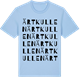 Blue Soul t-shirt med Ärtkullen ordlek t-shirt