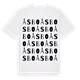 White t-shirt med Åsbo ordlek t-shirt
