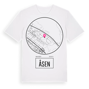 Åsen t-shirt – ekologisk bomull t-shirt från Pinshirt