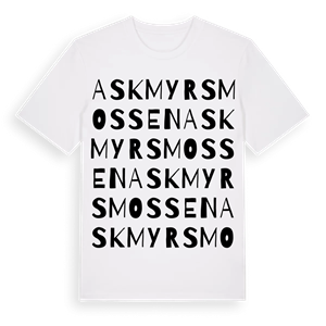 Askmyrsmossen ordlek t-shirt – ekologisk bomull t-shirt från Pinshirt