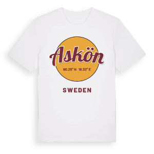 Askön cirkel t-shirt – ekologisk bomull t-shirt från Pinshirt