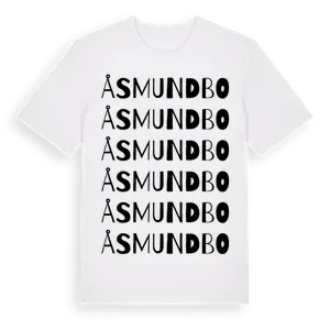 Åsmundbo ordlek t-shirt – ekologisk bomull t-shirt från Pinshirt