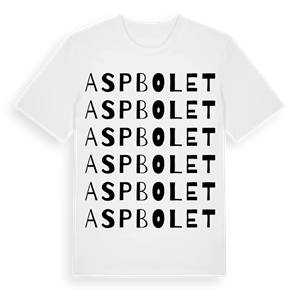 Aspbolet ordlek t-shirt – ekologisk bomull t-shirt från Pinshirt