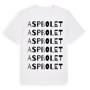 Aspbolet ordlek t-shirt – ekologisk bomull t-shirt från Pinshirt