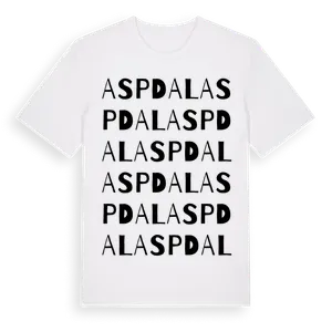 Aspdal ordlek t-shirt – ekologisk bomull t-shirt från Pinshirt
