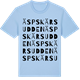 Blue Soul t-shirt med Äspskärsudden ordlek t-shirt