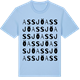 Blue Soul t-shirt med Assjö ordlek t-shirt