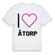 Jag älskar Åtorp t-shirt stort tryck