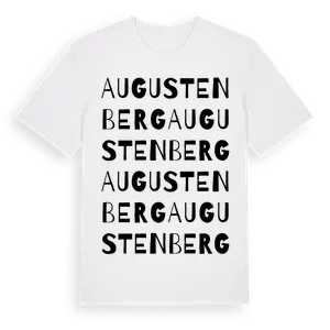 Augustenberg ordlek t-shirt – ekologisk bomull t-shirt från Pinshirt