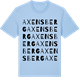 Blue Soul t-shirt med Axensberg ordlek t-shirt