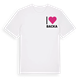 Jag älskar backa t-shirt litet tryck