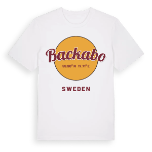 Backabo cirkel t-shirt – ekologisk bomull t-shirt från Pinshirt