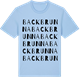 Blue Soul t-shirt med Backbrunna ordlek t-shirt
