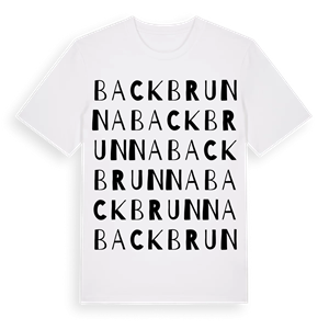 Backbrunna ordlek t-shirt – ekologisk bomull t-shirt från Pinshirt