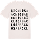Vintage White t-shirt med Bäcklösa ordlek t-shirt