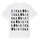 Bäcklösa ordlek t-shirt