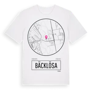 Bäcklösa t-shirt – ekologisk bomull t-shirt från Pinshirt