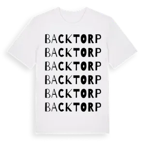 Backtorp ordlek t-shirt – ekologisk bomull t-shirt från Pinshirt