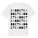 Baddet ordlek t-shirt