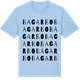 Blue Soul t-shirt med Bagarbo ordlek t-shirt