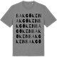 Mid Heather Gray t-shirt med Bakgöken ordlek t-shirt