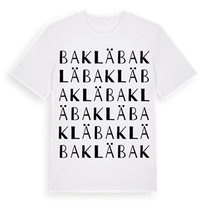 Baklä ordlek t-shirt – ekologisk bomull t-shirt från Pinshirt