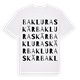 Baklura skär ordlek t-shirt