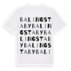 Balingstaby ordlek t-shirt