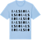 Blue Soul t-shirt med Balsbo ordlek t-shirt