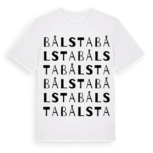 Bålsta ordlek t-shirt – ekologisk bomull t-shirt från Pinshirt
