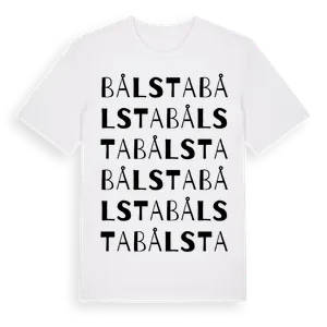 Bålsta ordlek t-shirt – ekologisk bomull t-shirt från Pinshirt