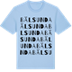 Blue Soul t-shirt med Bälsunda ordlek t-shirt