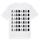 Bandarbo ordlek t-shirt