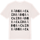 Vintage White t-shirt med Bångbacken ordlek t-shirt