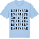 Blue Soul t-shirt med Bärby ordlek t-shirt